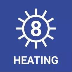 Ngrohje 8°C
